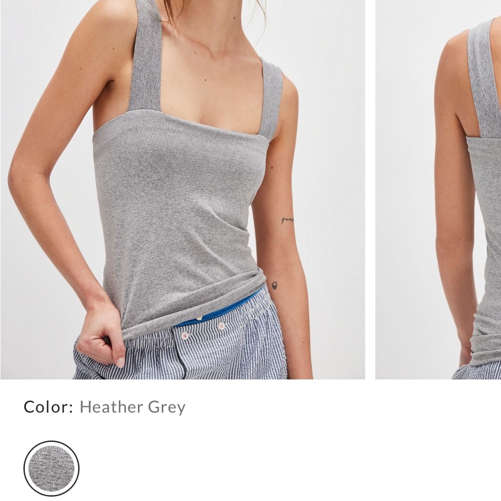 NWT intimately FP Clean lines square-neck tank top